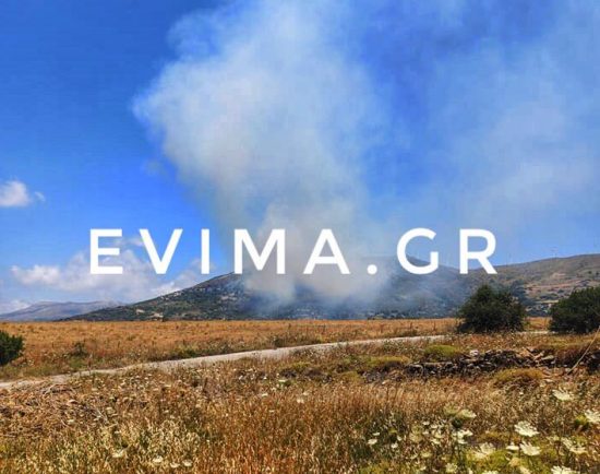 Μαίνεται η φωτιά στην Κάρυστο
